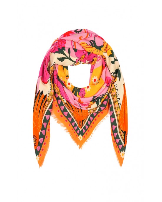 Wild Bandidas Pink Big Μαντήλι