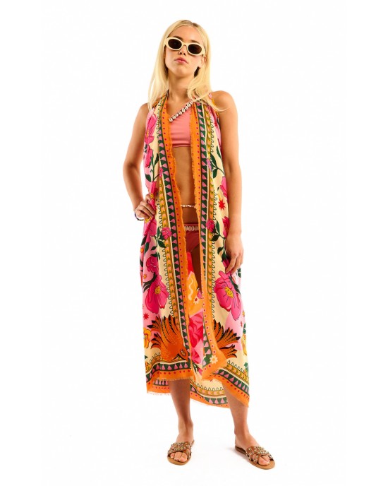 Wild Bandidas Pink Big Μαντήλι