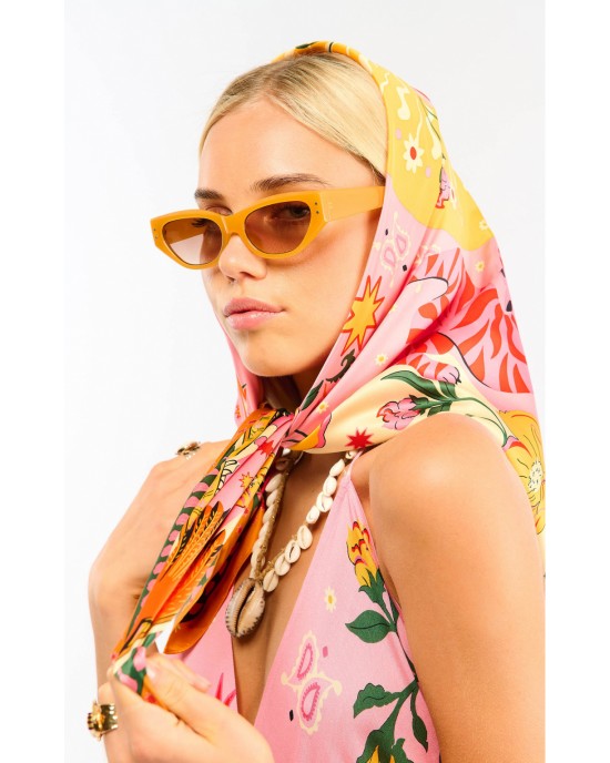 Wild Bandidas Pink Mini Μαντήλι