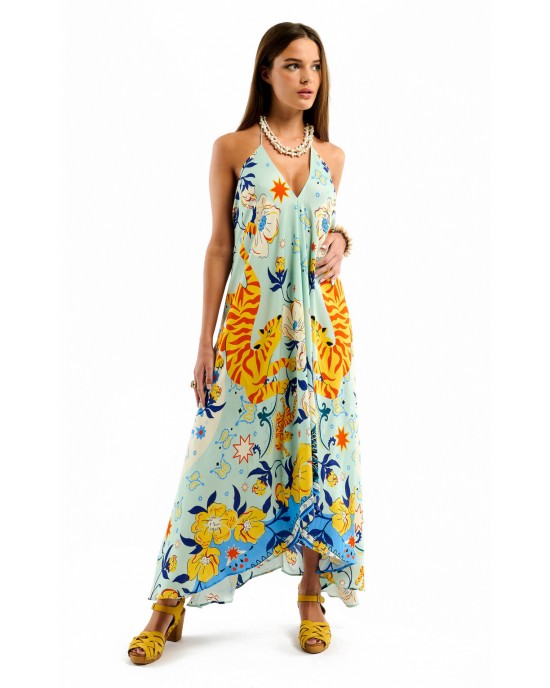 Wild Bandidas Voila Blue Φόρεμα