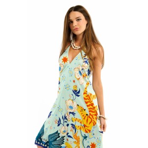 Wild Bandidas Voila Blue Φόρεμα