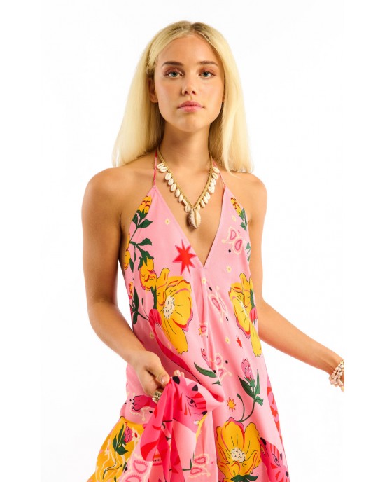 Wild Bandidas Voila Pink Φόρεμα