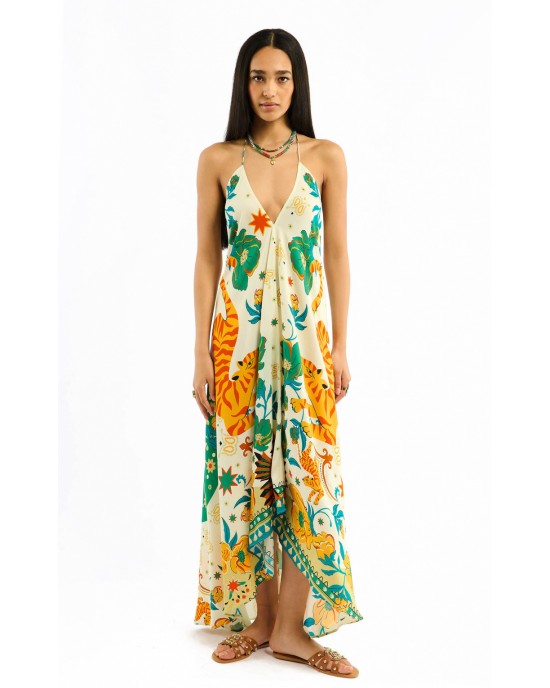 Wild Bandidas Voila Green Φόρεμα