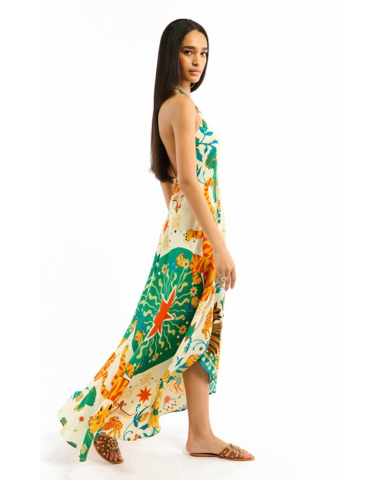 Wild Bandidas Voila Green Φόρεμα