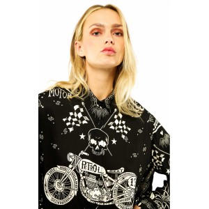 Wild Bonaventure Bandana Black Πουκάμισο