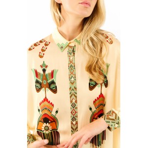 Wild Bonaventure New Western Beige Πουκάμισο