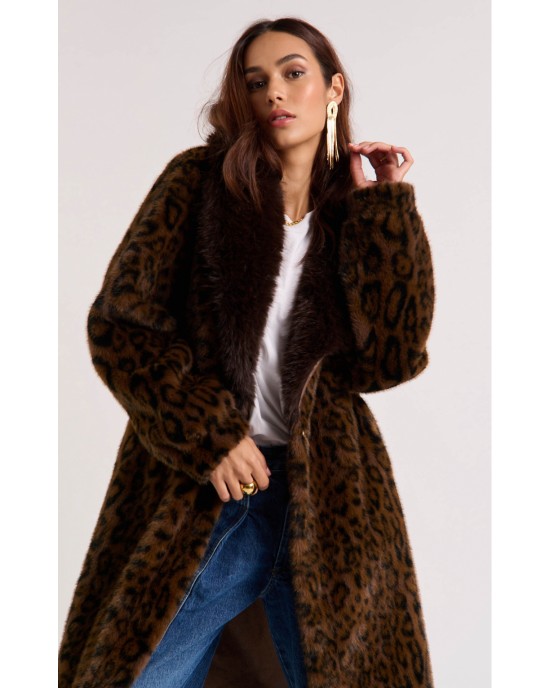 Wild Coleen Manteaux Brown Παλτό
