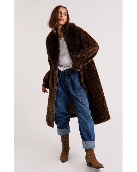Wild Coleen Manteaux Brown Παλτό