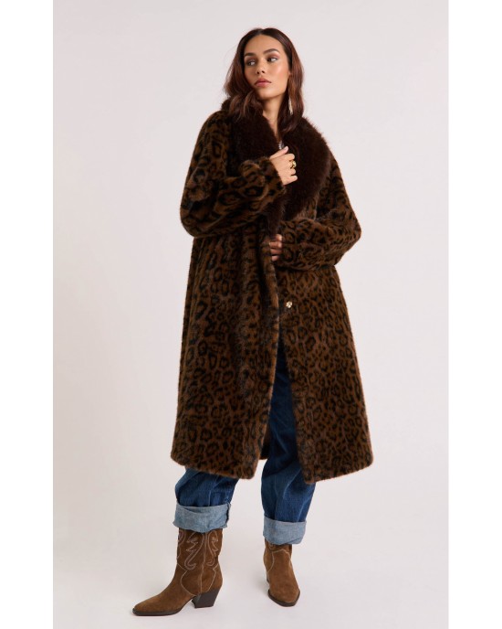 Wild Coleen Manteaux Brown Παλτό
