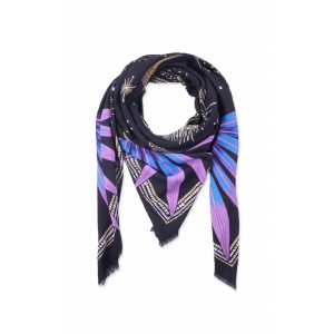 Wild Paris Comete Black Grand Μαντήλι