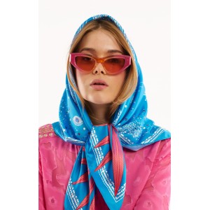 Wild Paris Comete Blue Medium Μαντήλι