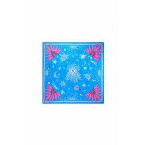 Wild Paris Comete Blue Mini Μαντήλι
