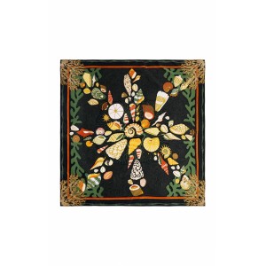 Wild Coral Black Medium Μαντήλι