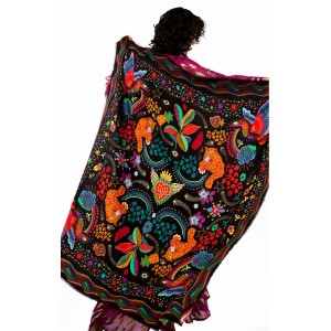 Wild Crazy World Grand Black Μαντήλι Wild Crazy World Grand Black Μαντήλι
