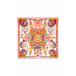 Wild Enchantered Pink Medium Μαντήλι