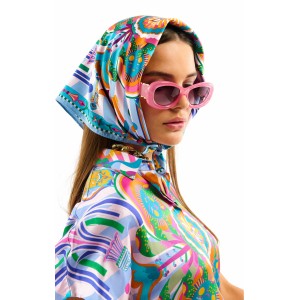 Wild Enchantered Blue Mini Μαντήλι