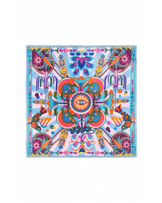 Wild Enchantered Blue Mini Μαντήλι