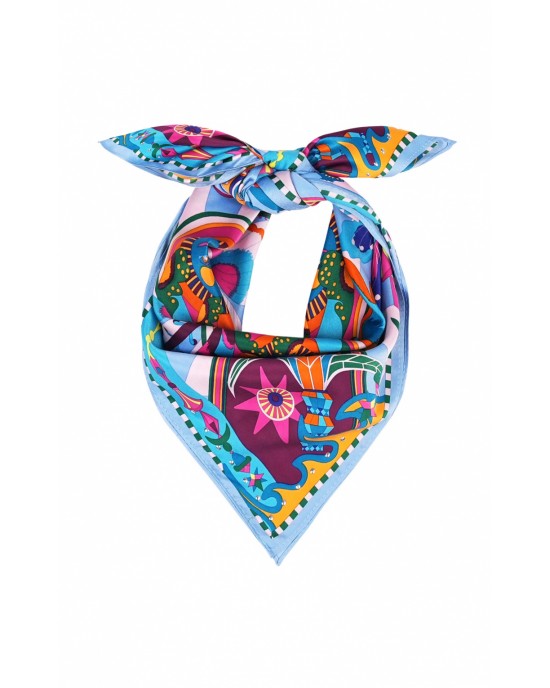 Wild Enchantered Blue Mini Μαντήλι