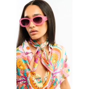 Wild Enchantered Pink Mini Μαντήλι