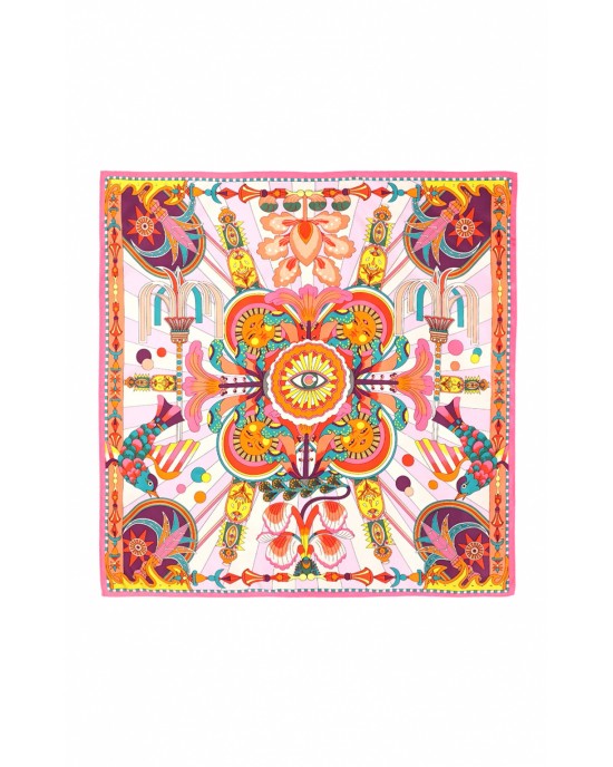 Wild Enchantered Pink Mini Μαντήλι