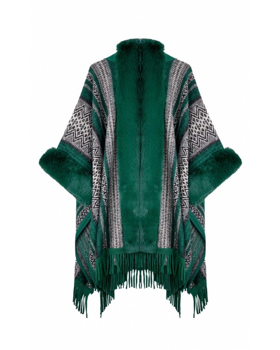 Wild Felipe Poncho Green Παλτό