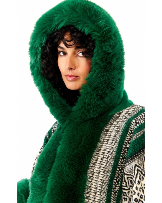 Wild Felipe Poncho Green Παλτό
