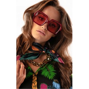 Wild Paris Herborium Black Mini Μαντήλι