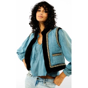 Wild Isco Blue Bolero Γιλέκο Wild Isco Blue Bolero Γιλέκο