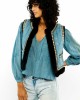 Wild Isco Blue Bolero Γιλέκο