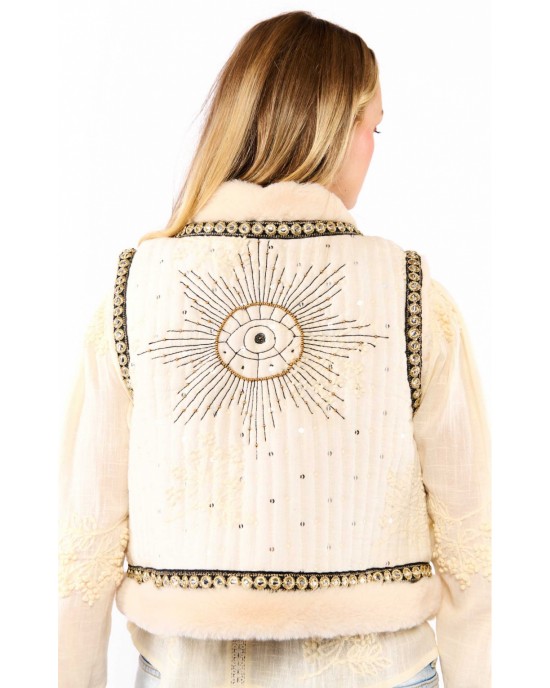 Wild Isco Bollero White Γιλέκο