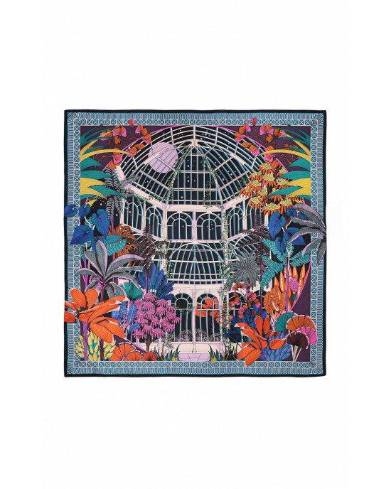 Wild Jardin D’Hiver Black Medium Μαντήλι