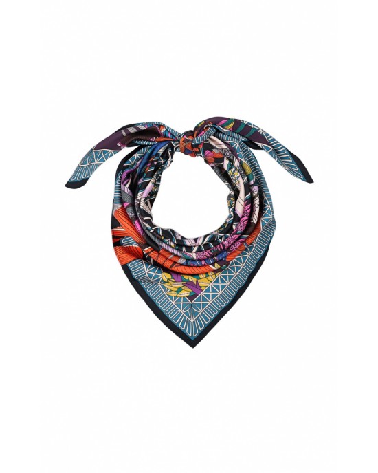 Wild Jardin D’Hiver Black Medium Μαντήλι
