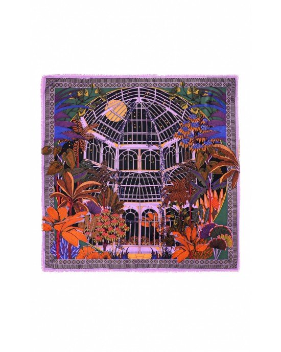 Wild Jardin D’Hiver Violet Big Μαντήλι
