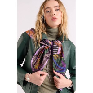 Wild Jardin D’Hiver Violet Medium Μαντήλι