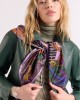 Wild Jardin D’Hiver Violet Medium Μαντήλι