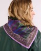 Wild Jardin D’Hiver Violet Medium Μαντήλι