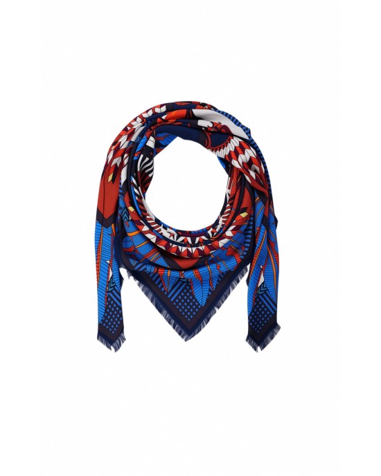 Wild Machu Pichu Blue Big Μαντήλι