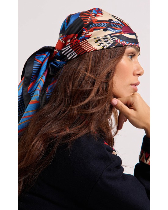 Wild Machu Pichu Blue Medium Μαντήλι