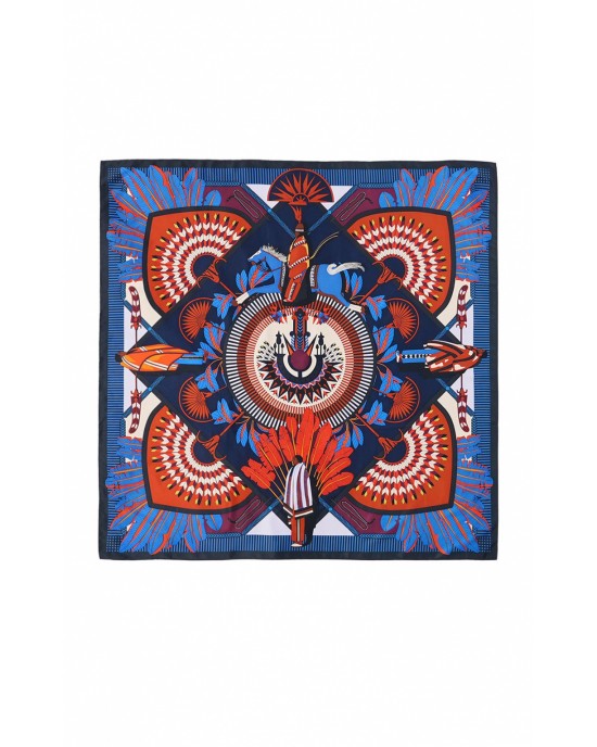 Wild Machu Pichu Blue Medium Μαντήλι