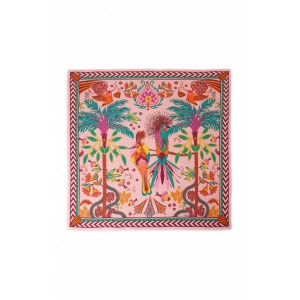 Wild Paris Magic India Pink Big Μαντήλι