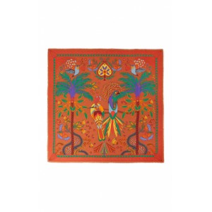 Wild Paris Magic India Terracotta Big Μαντήλι