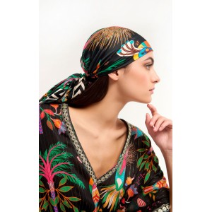 Wild Paris Magic India Black Medium Μαντήλι