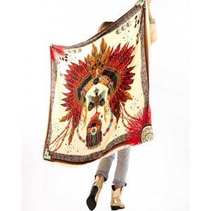 Wild Nouveau Grand Beige Μαντήλι