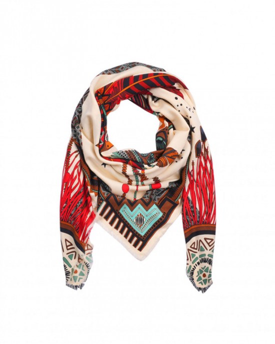 Wild Nouveau Grand Beige Μαντήλι Wild Nouveau Grand Beige Μαντήλι