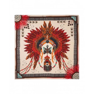 Wild Nouveau Grand Beige Μαντήλι