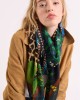 Wild Panthere Blue Big Μαντήλι