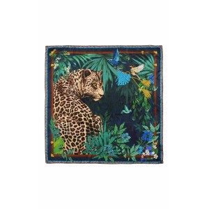 Wild Panthere Blue Big Μαντήλι