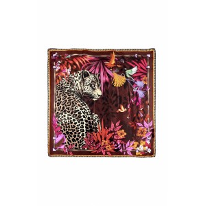 Wild Panthere Pink Medium Μαντήλι