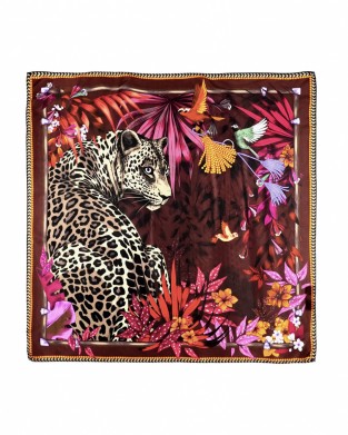Wild Panthere Pink Medium Μαντήλι