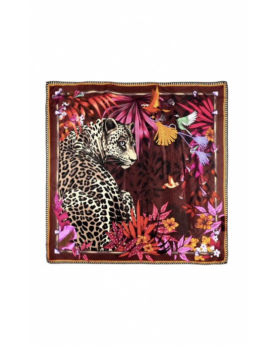 Wild Panthere Pink Medium Μαντήλι